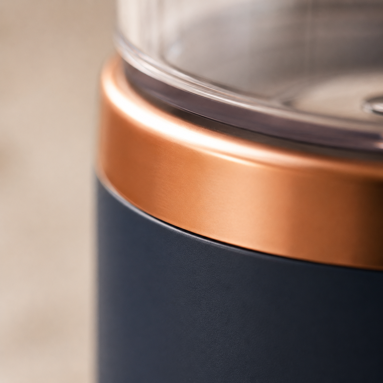 WHRL copper accent ring detail close-up
